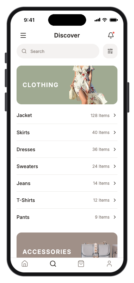 GemStore mobile app template screenshot 5