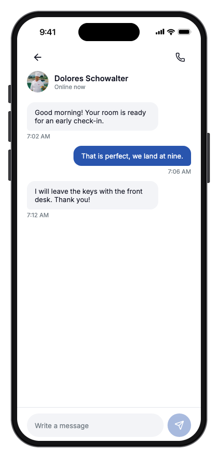 Grand Stay mobile app template screenshot 2