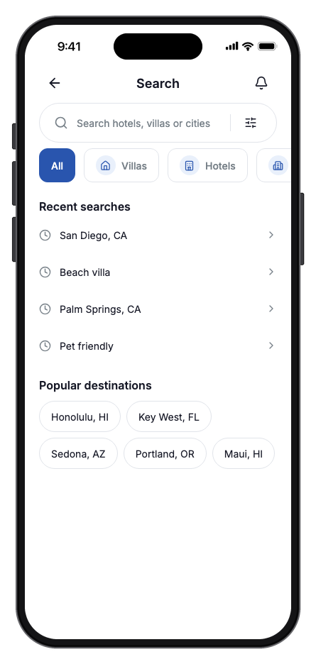 Grand Stay mobile app template screenshot 7