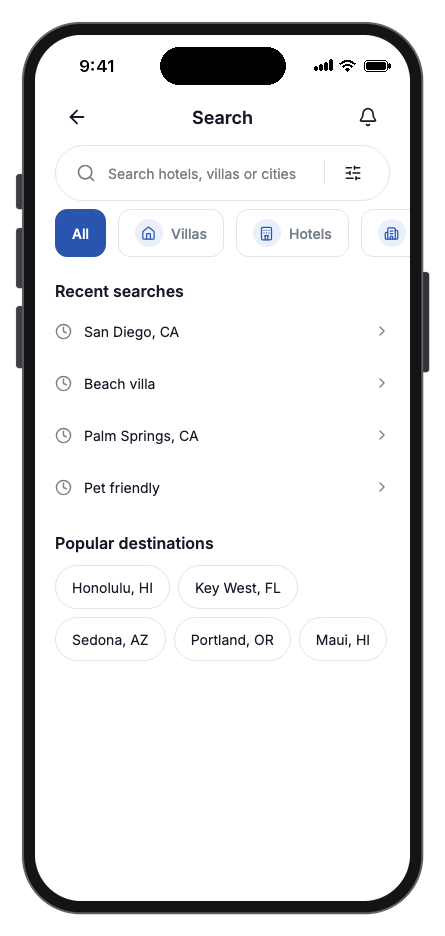 Grand Stay mobile app template screenshot 7
