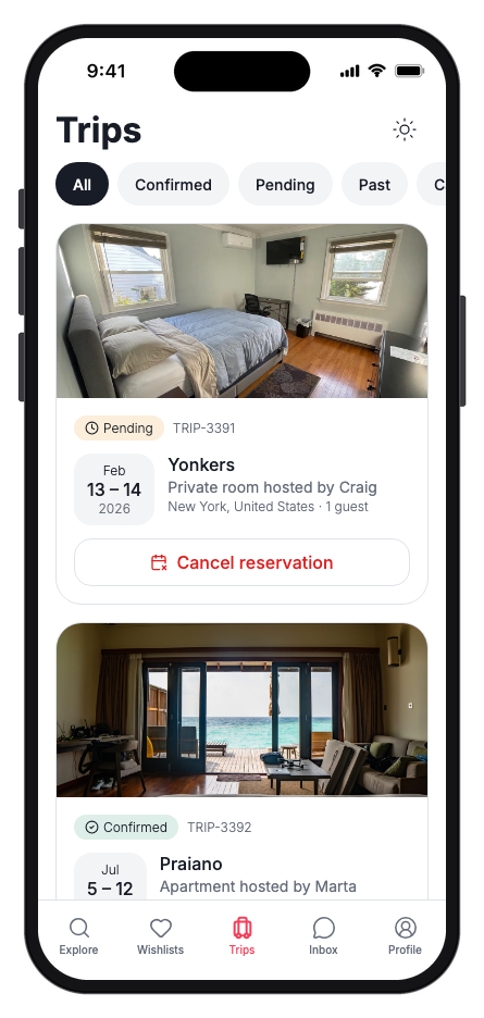 Havenly mobile app template screenshot 7