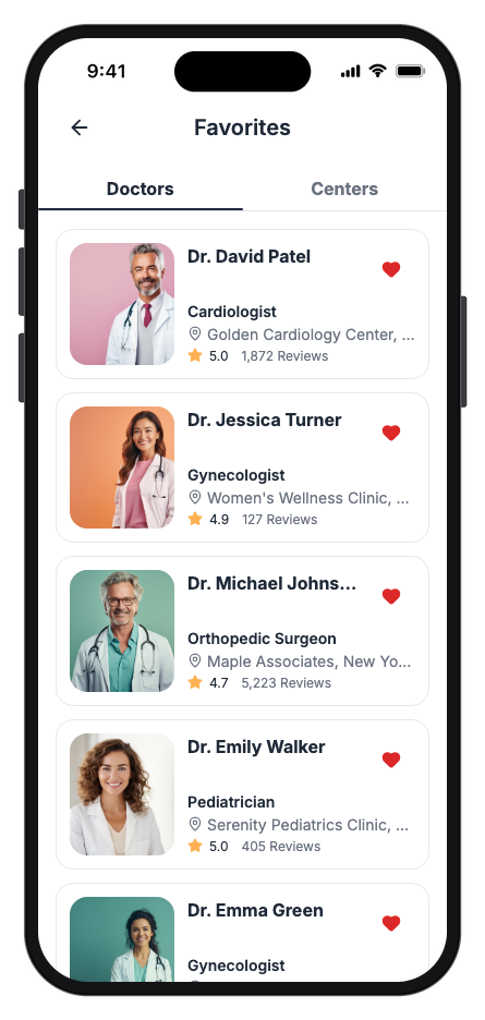 HealthPal mobile app template screenshot 6