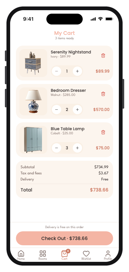 Habitat mobile app template screenshot 2