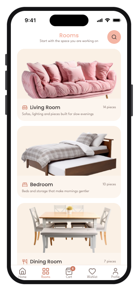Habitat mobile app template screenshot 3