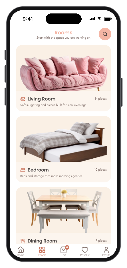 Habitat mobile app template screenshot 3