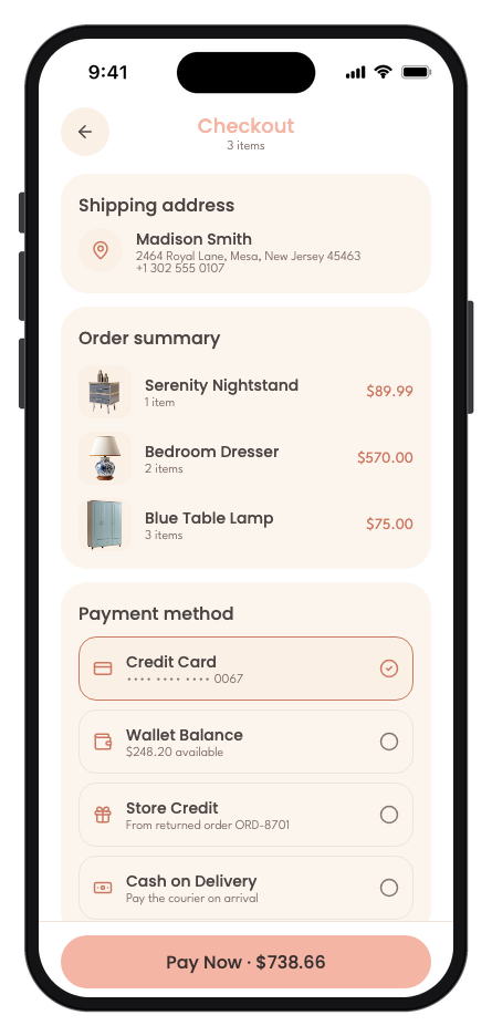 Habitat mobile app template screenshot 4