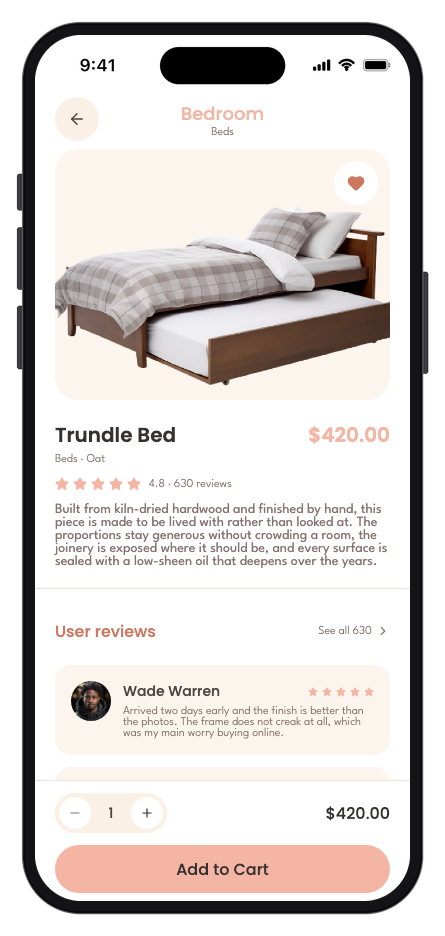 Habitat mobile app template screenshot 6