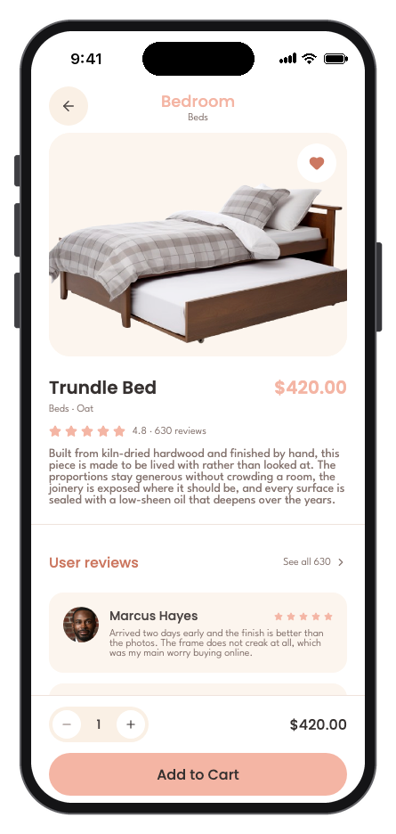 Habitat mobile app template screenshot 6