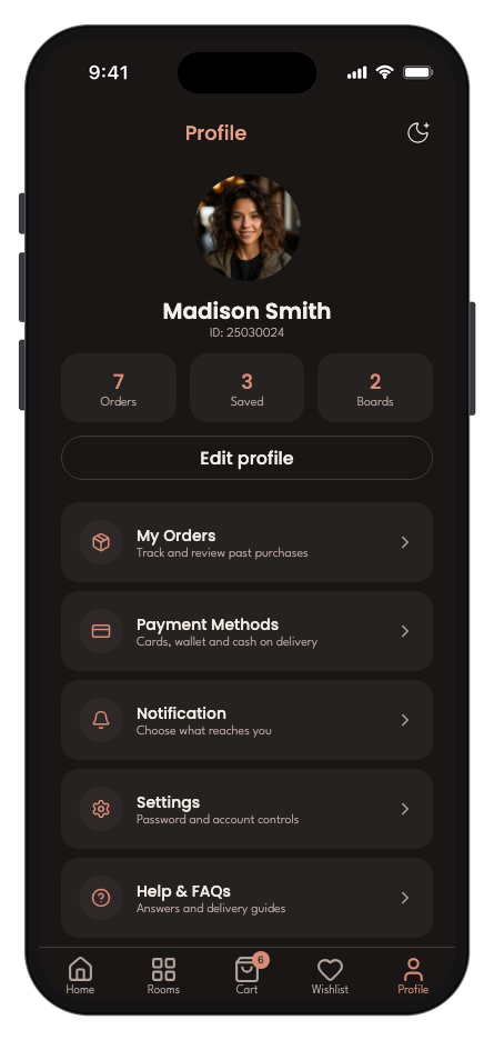 Habitat mobile app template screenshot 7