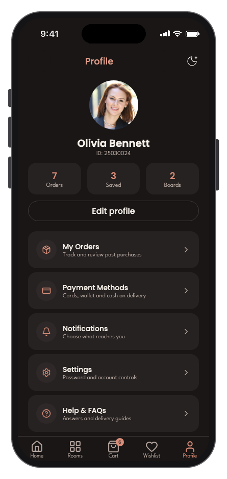 Habitat mobile app template screenshot 7