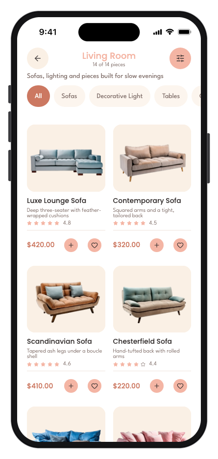 Habitat mobile app template screenshot 8