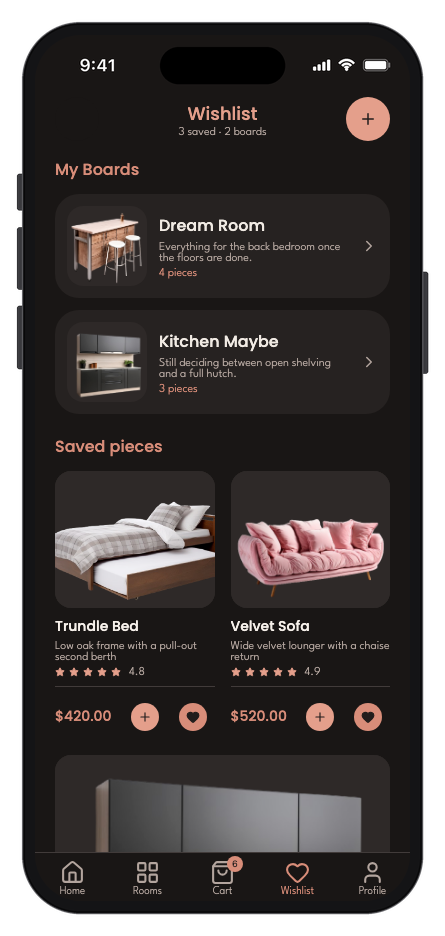Habitat mobile app template screenshot 9