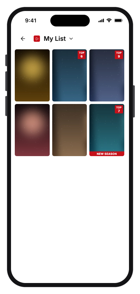 Kinora mobile app template screenshot 5