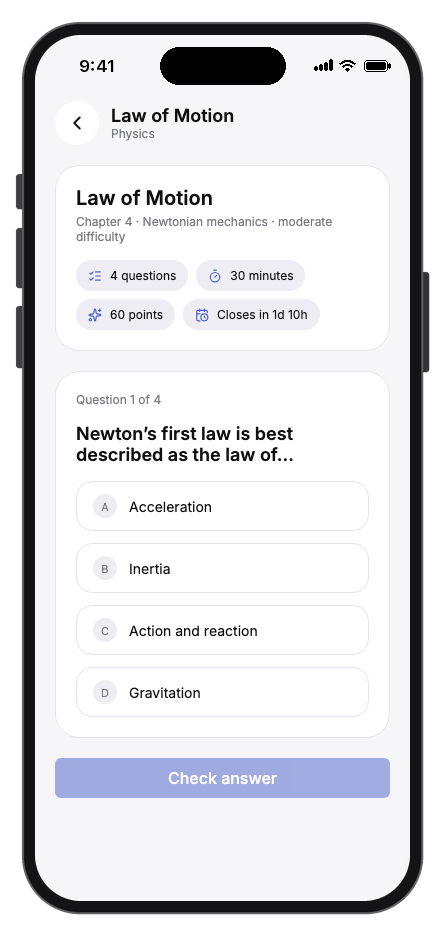 Learnix mobile app template screenshot 9