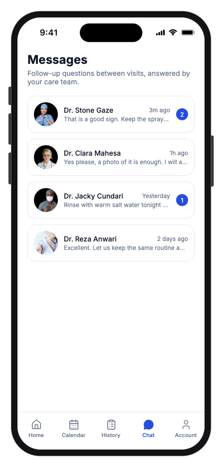 Medora mobile app template screenshot 4
