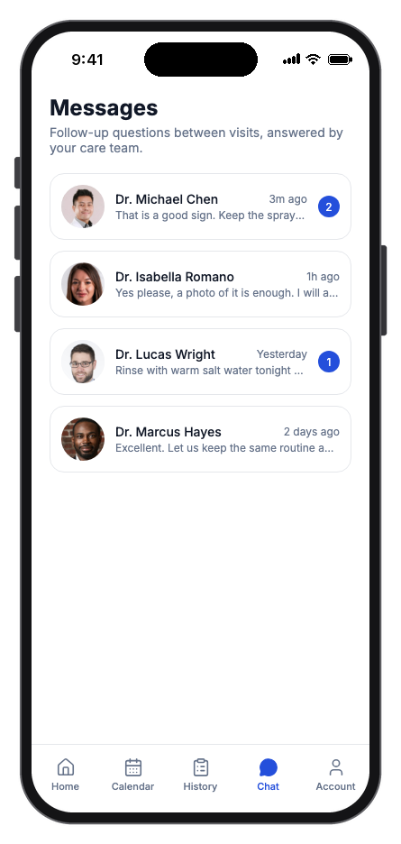 Medora mobile app template screenshot 4