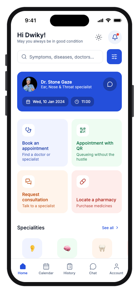 Medora mobile app template preview