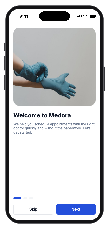 Medora mobile app template screenshot 6