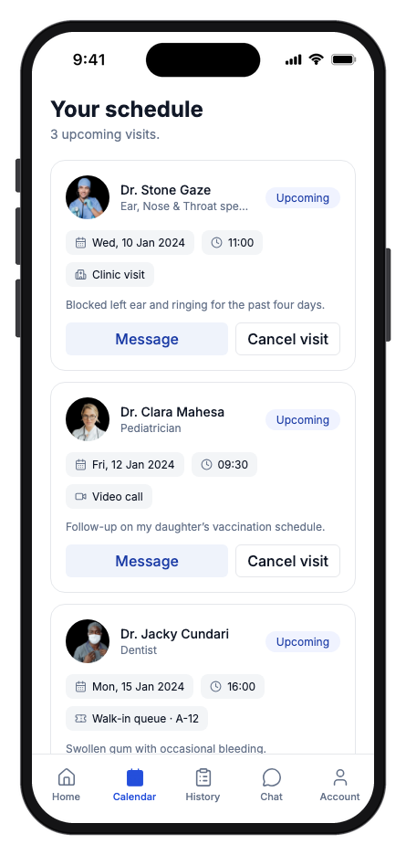 Medora mobile app template screenshot 7