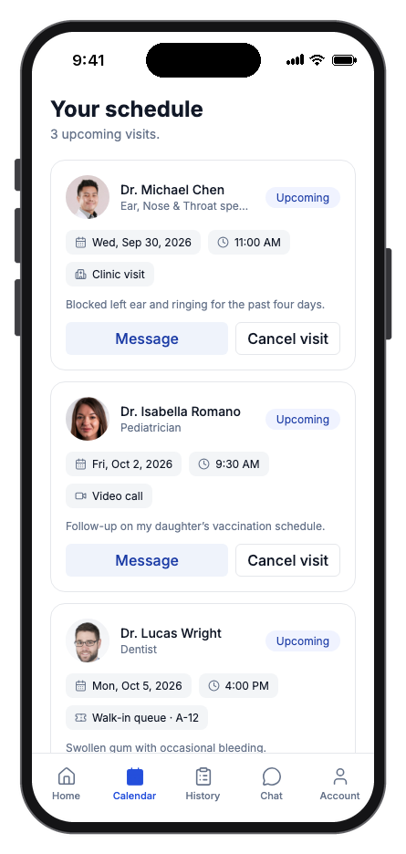 Medora mobile app template screenshot 7
