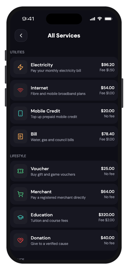Mintly mobile app template screenshot 4