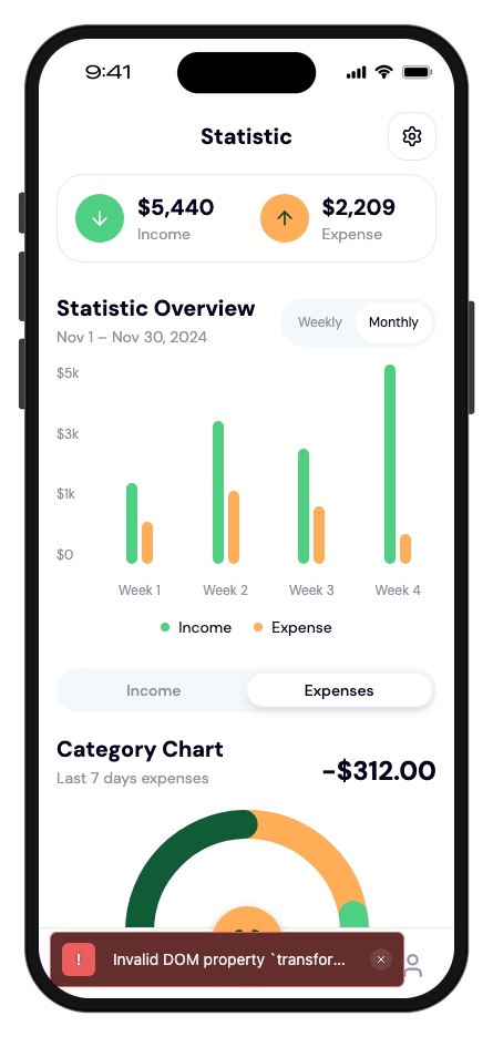 Mintly mobile app template screenshot 6