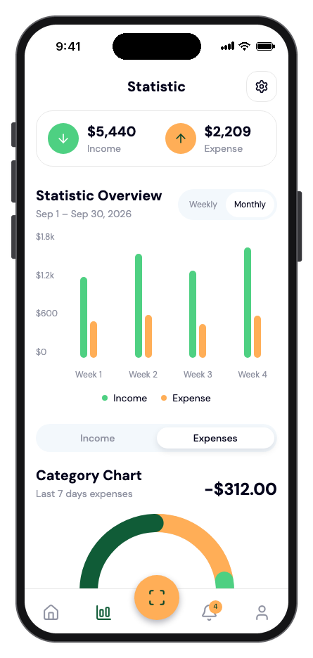 Mintly mobile app template screenshot 6