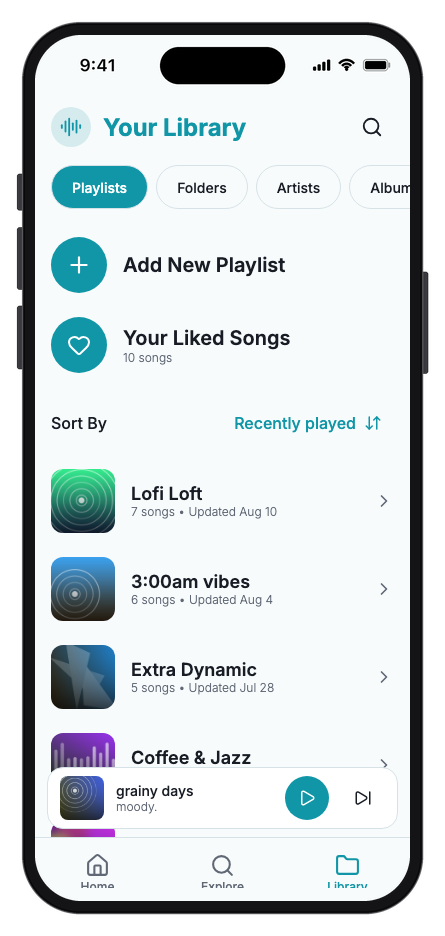 Musium mobile app template screenshot 5
