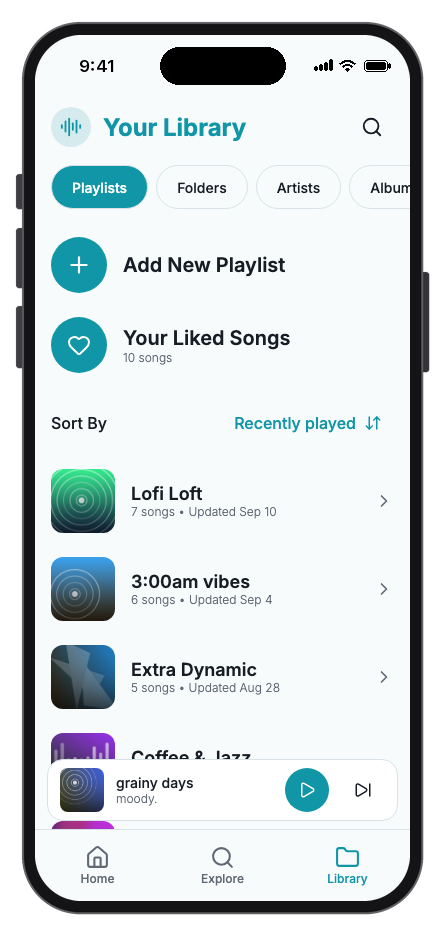 Musium mobile app template screenshot 5