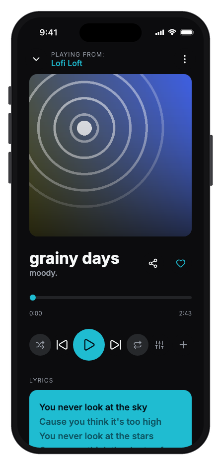 Musium mobile app template screenshot 7
