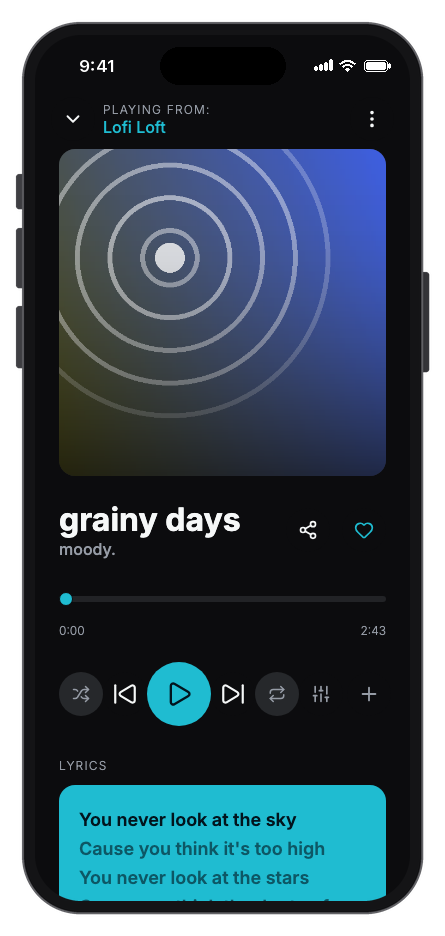 Musium mobile app template screenshot 7