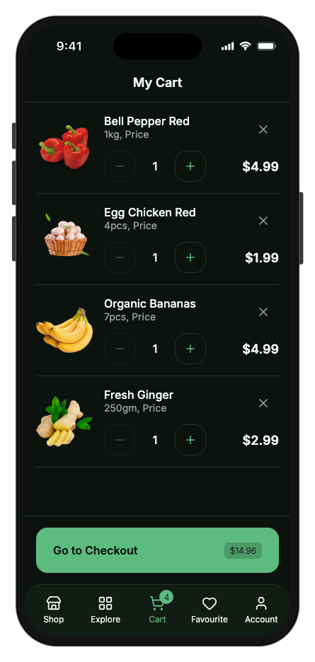 Nectar mobile app template screenshot 3