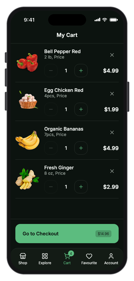 Nectar mobile app template screenshot 3