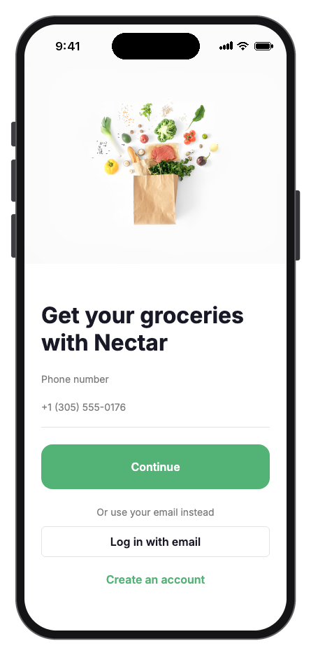 Nectar mobile app template screenshot 9