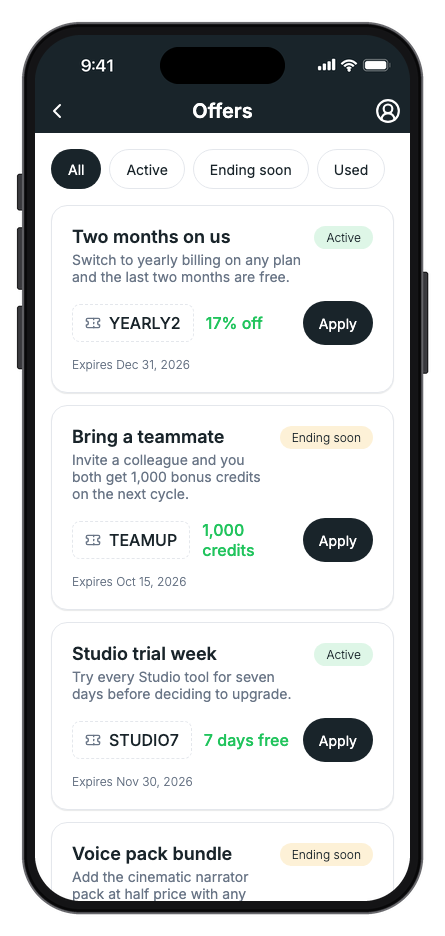 Nexa AI mobile app template screenshot 4