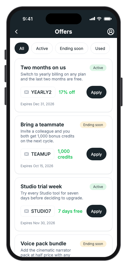 Nexa AI mobile app template screenshot 4