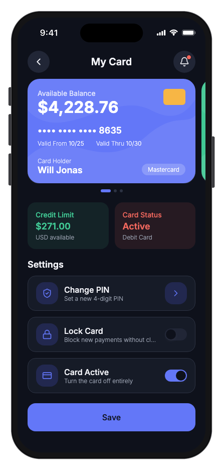 NexPay mobile app template screenshot 4
