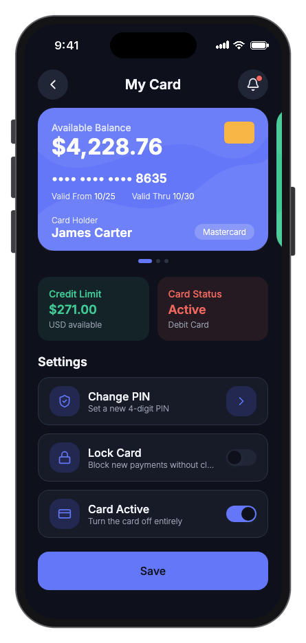 NexPay mobile app template screenshot 4