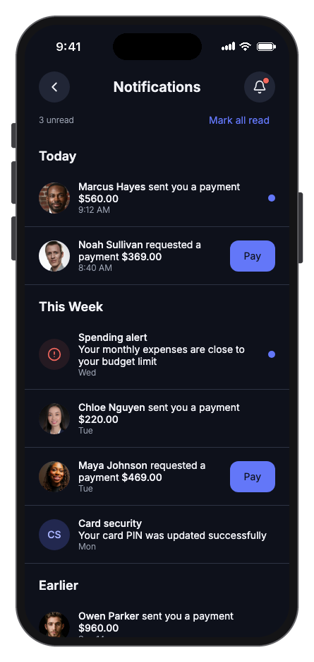 NexPay mobile app template screenshot 6