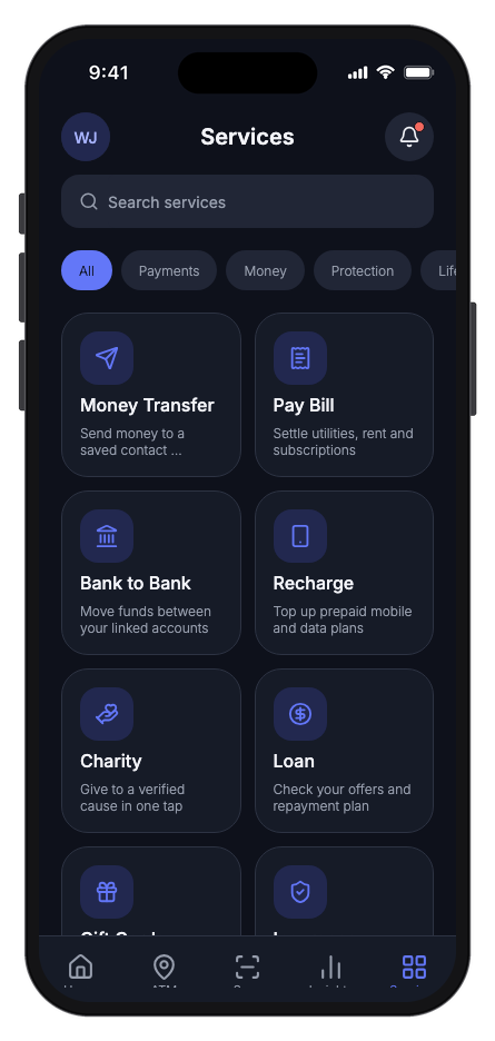 NexPay mobile app template screenshot 9