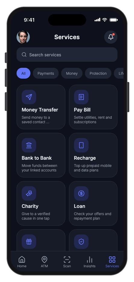NexPay mobile app template screenshot 9