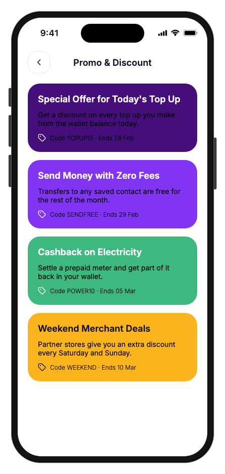 NuvoPay mobile app template screenshot 4