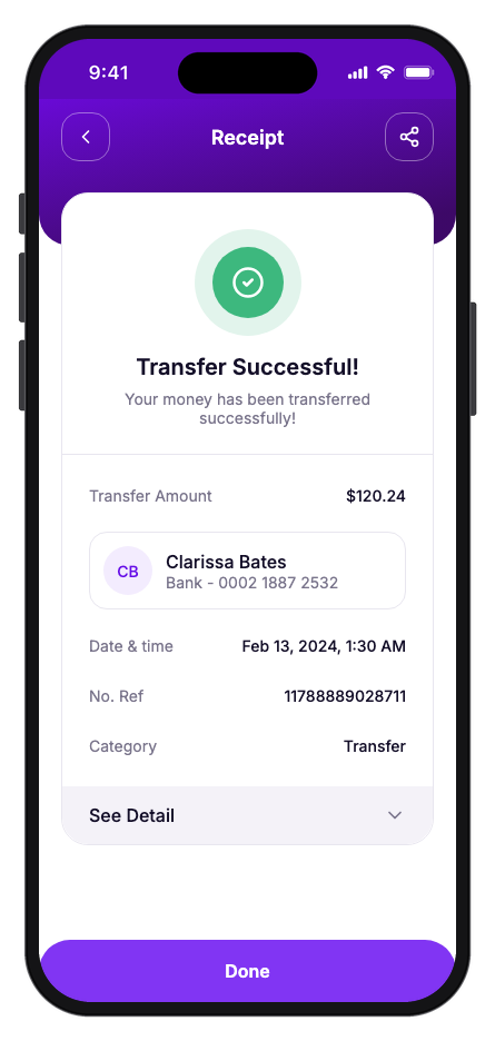 NuvoPay mobile app template screenshot 5