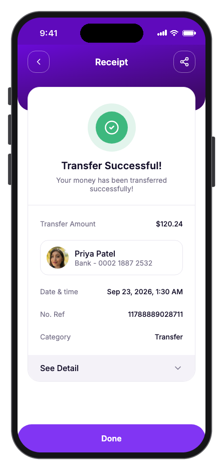 NuvoPay mobile app template screenshot 5