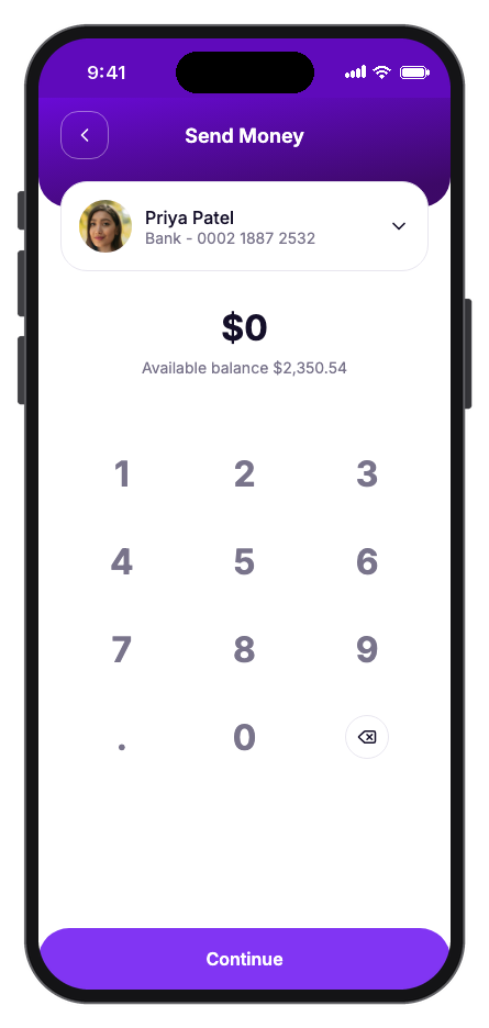 NuvoPay mobile app template screenshot 6