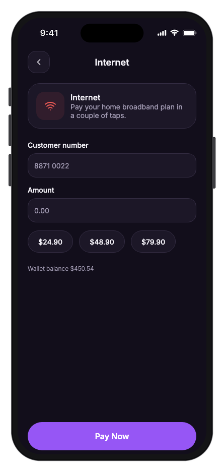 NuvoPay mobile app template screenshot 7