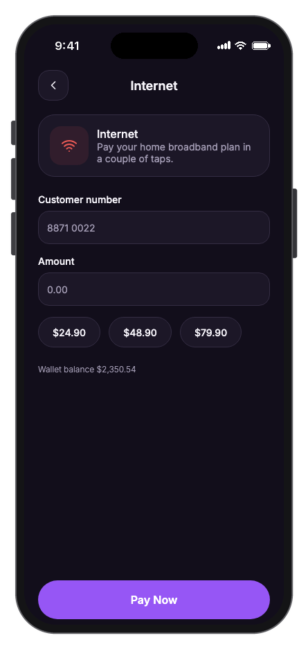 NuvoPay mobile app template screenshot 7