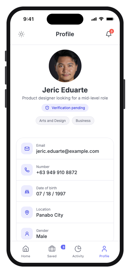 ObraDee mobile app template screenshot 6
