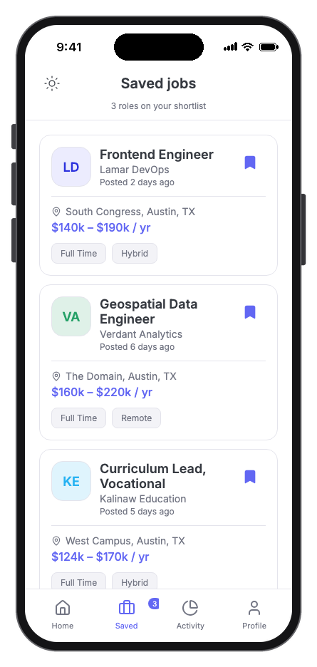 ObraDee mobile app template screenshot 7