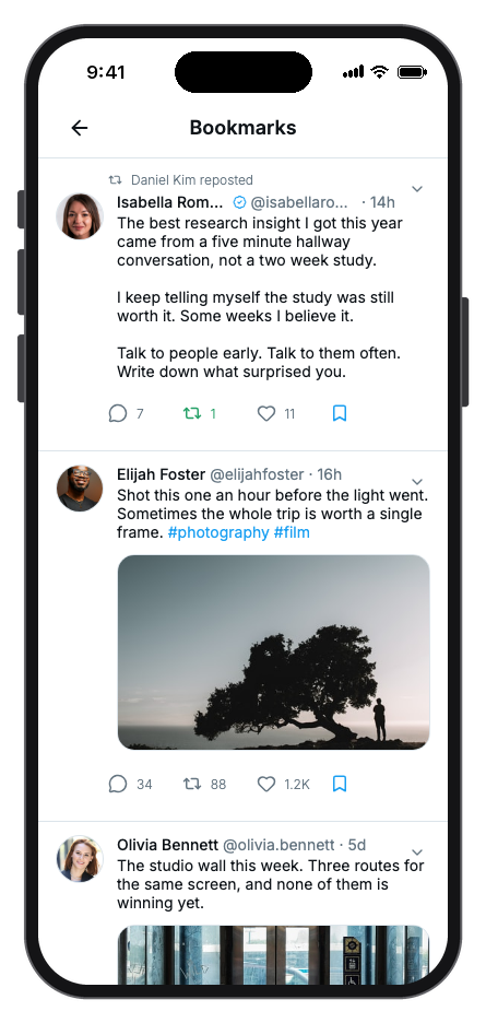 Plume mobile app template screenshot 2
